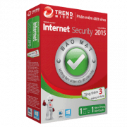 Phần mềm diệt virus Trend Micro Internet Security 2015 (3PC)