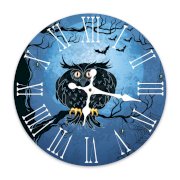 Đồng hồ treo tường Clockadoodledoo Halloween Dark Crow