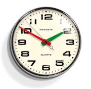 Đồng hồ treo tường Newgate Brixton Clock - Chrome