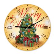 Đồng hồ treo tường Clockadoodledoo Christmas Tree with Gifts