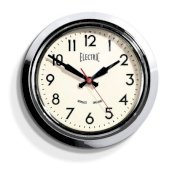 Đồng hồ treo tường Newgate Small Electric Clock - Chrome