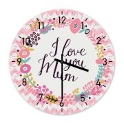 Đồng hồ treo tường Clockadoodledoo I love you Mum – Perfect for Birthdays and Mothers Day