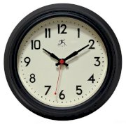 Đồng hồ treo tường Houzz: Infinity Instruments Cuccina Silent Wall Clock, Black