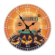 Đồng hồ treo tường Clockadoodledoo Halloween Trick or Treat Pumpkins