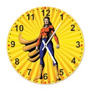 Đồng hồ treo tường Clockadoodledoo Super Clock Woman