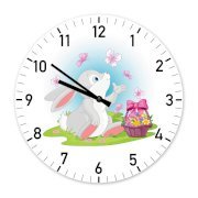 Đồng hồ treo tường Clockadoodledoo Easter Bunny