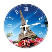 Đồng hồ treo tường Clockadoodledoo Paris Eiffel Tower