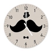 Đồng hồ treo tường Clockadoodledoo Walrus Mustache