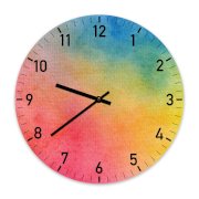 Đồng hồ treo tường Clockadoodledoo Rainbow Watercolour