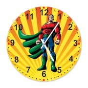 Đồng hồ treo tường Clockadoodledoo Super Clock Man