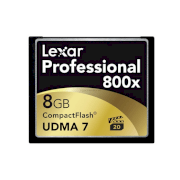 Thẻ nhớ Lexar Professional CF 8GB 800x (120MB/s)