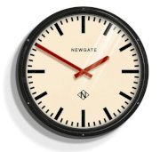 Đồng hồ treo tường Newgate Metropolitan Clock - Black