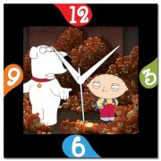 Amore Family Guy 107287 Analog Wall Clock (Multicolor)