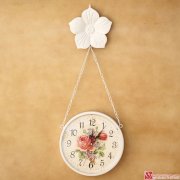 Đồng hồ treo tường móc treo hình hoa