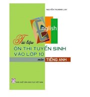 Tài liệu ôn thi tuyển sinh vào lớp 10 môn Tiếng Anh