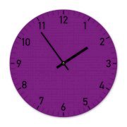 Đồng hồ treo tường Clockadoodledoo Solid Colour – Purple