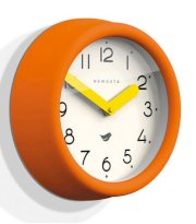 Đồng hồ treo tường Newgate The Pantry Wall Clock - Pumpkin Orange