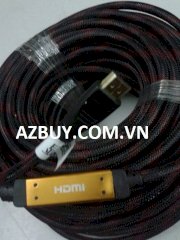 Cáp HDMI 50m bọc lưới cao cấp có IC khuếch đại