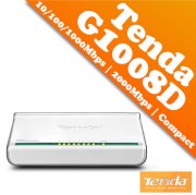 Switch Gigabit Tenda G1008D 8-port