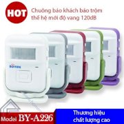 Chuông báo khách báo trộm cảm ứng thân nhiệt Boying BY-A266