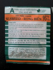 Phân hữu cơ thiên nhiên SEAWEED Rong Biển