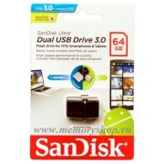 OTG Sandisk Ultra Dual 3.0 - 64GB
