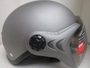 Mũ bảo hiểm nửa đầu GRS A33K màu ghi có kính