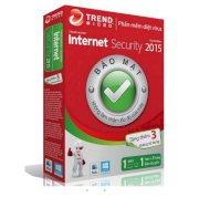 Phần mềm diệt Virus Trend Micro Internet Security 2015 (KM Tặng thêm 3 tháng)