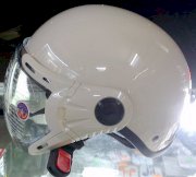 Mũ bảo hiểm nửa đầu GRS A33K màu trắng sữa có kính