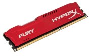 Kingston HyperX FURY Red (HX316C10FR/8) - DDR3 - 8GB - Bus 1600MHz - PC3 12800 CL10 Dimm