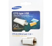 USB memory Micro SDHC Samsung OTG type USB - 64GB