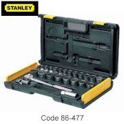 Bộ khẩu 27 chi tiết ( 12 cạnh từ 10 - 32mm ) Stanley 86-477