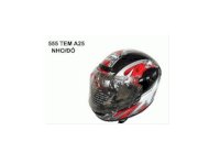 Mũ bảo hiểm xe máy kín hàm ANDES 555- Tem