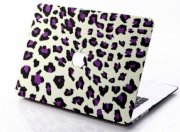 Ốp lưng Macbook cách điệu da beo màu tím - Purple Leopard