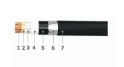 Cáp chống cháy 4 lõi có giáp bảo vệ - 0.61kV Goldcup 1.5mm2