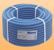 Ống luồn dây điện PVC - chống cháy - chống dập Fi 25 Nano FRG25GS (màu xanh)