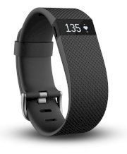 Vòng đeo sức khoẻ Fitbit Charge HR đen size L