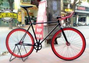 Xe Đạp Fixed Gear Trung Cấp (Đen đỏ)