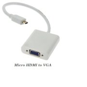 cáp Micro HDMI to VGA adapter