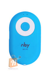 Loa Bluetooth mini kiêm remote chụp ảnh đa năng (xanh biển)