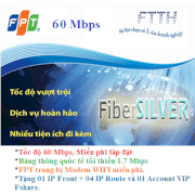 Lắp đặt internet wifi, truyền hình FPT tại HCM- Gói Fiber Silver 50Mbps