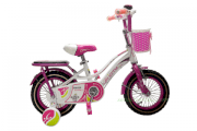 xe đạp trẻ em CITY XL - 12 trắng hồng phấn