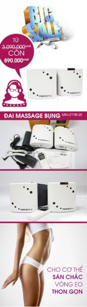 Đai massage bụng MN-LF19B-20
