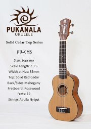 Đàn Ukulele Pukanala Soprano PU-CMS