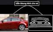 Nẹp viền khung kính cho xe Elantra 2007 - 2010