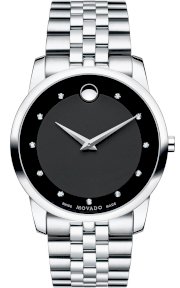 MOVADO Museum Men's Stainless Steel Bracelet Watch 0606878, 40 mm