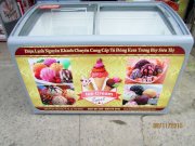 Tủ đông kem Nucab Thái Lan 400 lít (Kính cong) (NEW)