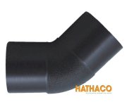 Chếch hàn nhựa 22,5 độ HATHACO 63x63 PN16