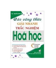 Các công thức giải nhanh trắc nghiệm hóa học