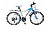 Xe đạp thể thao Asama MTB-2401 (Trắng xanh)